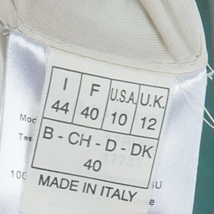 Pre Owned Emilio Pucci Long Sleeve Abstract Dress M