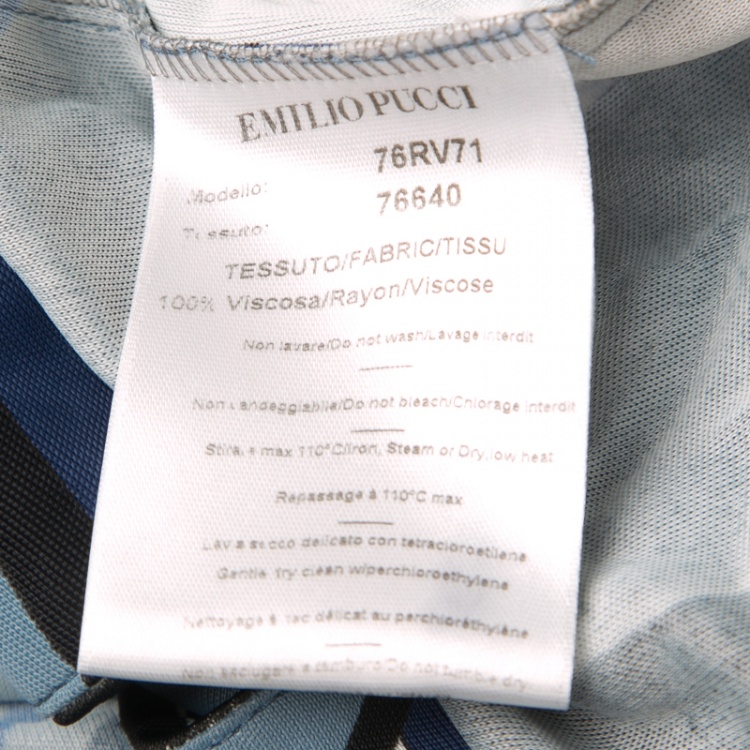 Pre Owned Emilio Pucci Multicolor Printed Mini Skirt M