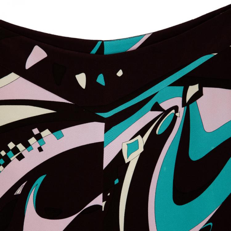 Pre Owned Emilio Pucci Printed Palazzo Pants M