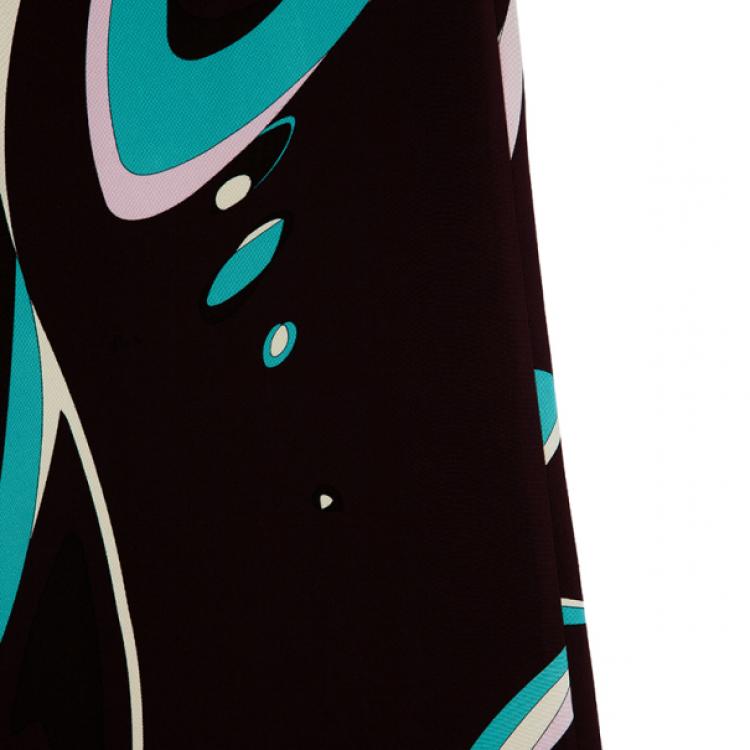 Pre Owned Emilio Pucci Printed Palazzo Pants M