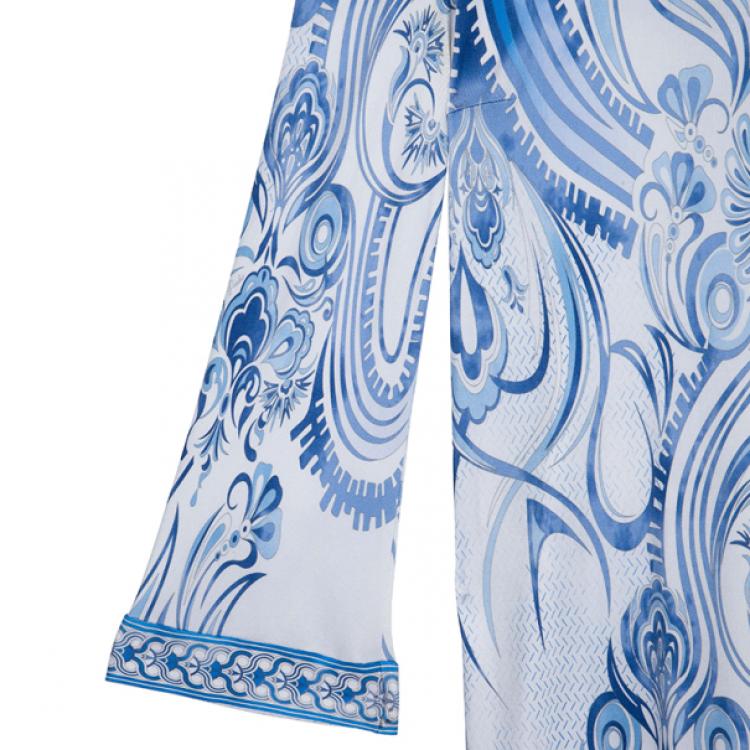 Pre Owned Emilio Pucci Printed Dress M