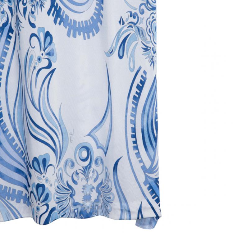 Pre Owned Emilio Pucci Printed Dress M
