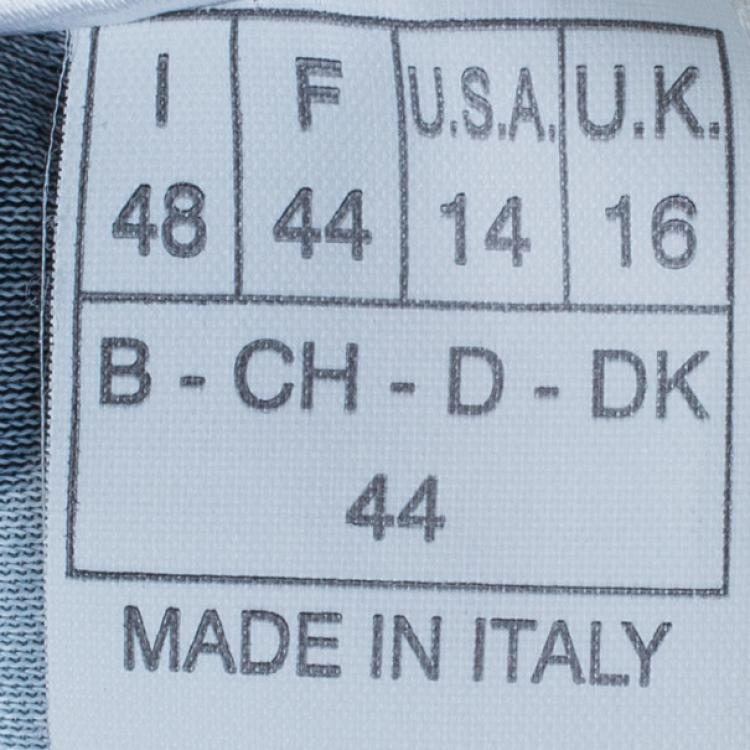 Pre Owned Emilio Pucci Orange Multicolor Belted Tunic Top L