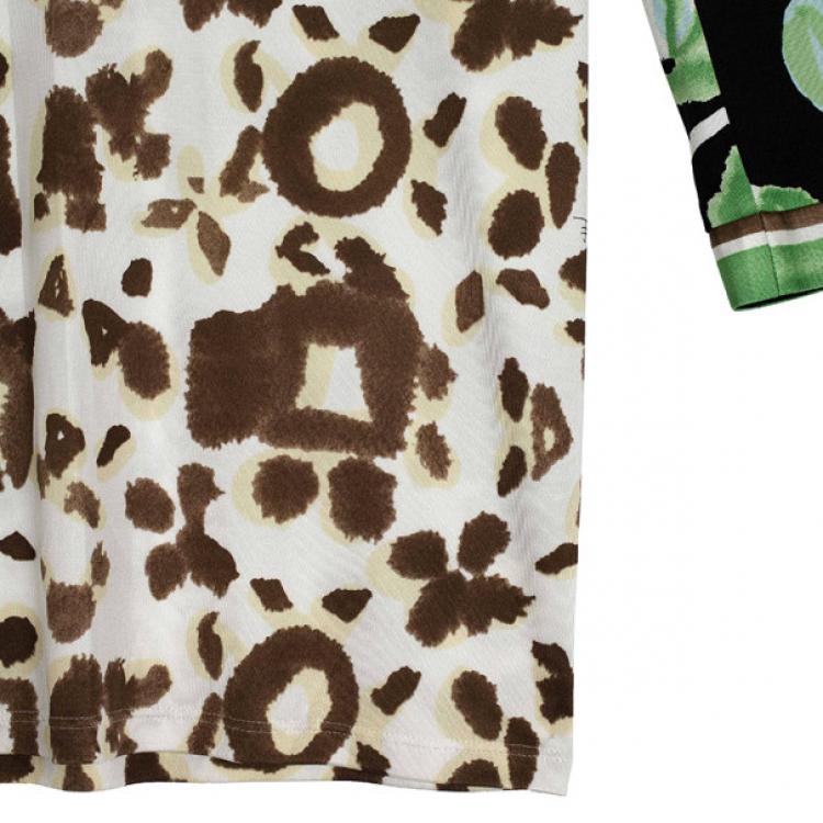 مملوكة مسبقًا Emilio Pucci Printed Jersey Top M
