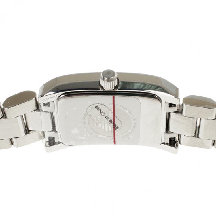 مملوكة مسبقًا Emporio Armani Black Stainless Steel AR1656 Women's Wristwatch 20MM