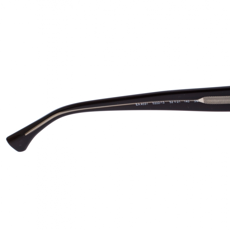 Pre Owned Emporio Armani Brown Gradient EA4031 Square Sunglasses