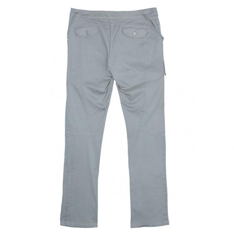 Pre Owned Emporio Armani Sand Trousers M