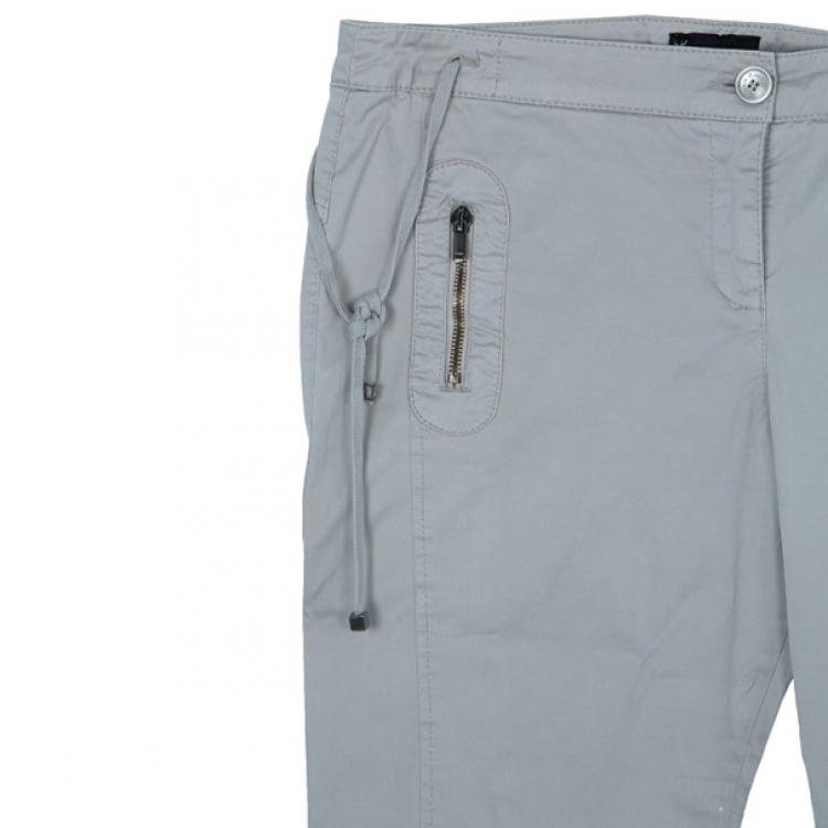 Pre Owned Emporio Armani Sand Trousers M