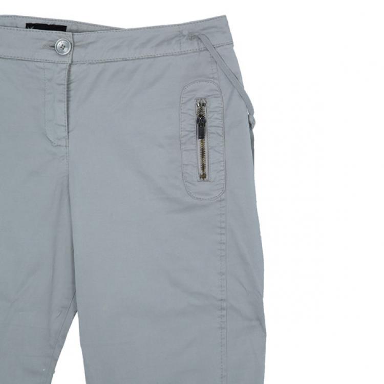 Pre Owned Emporio Armani Sand Trousers M