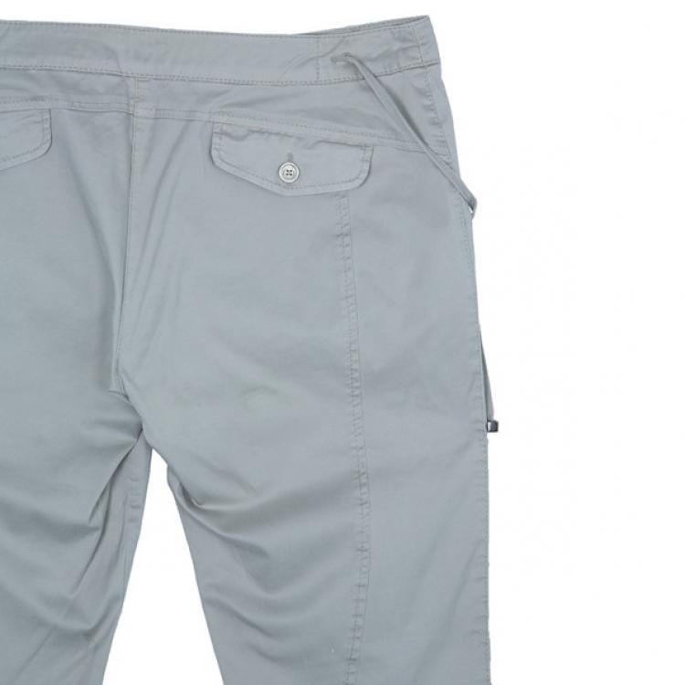 Pre Owned Emporio Armani Sand Trousers M