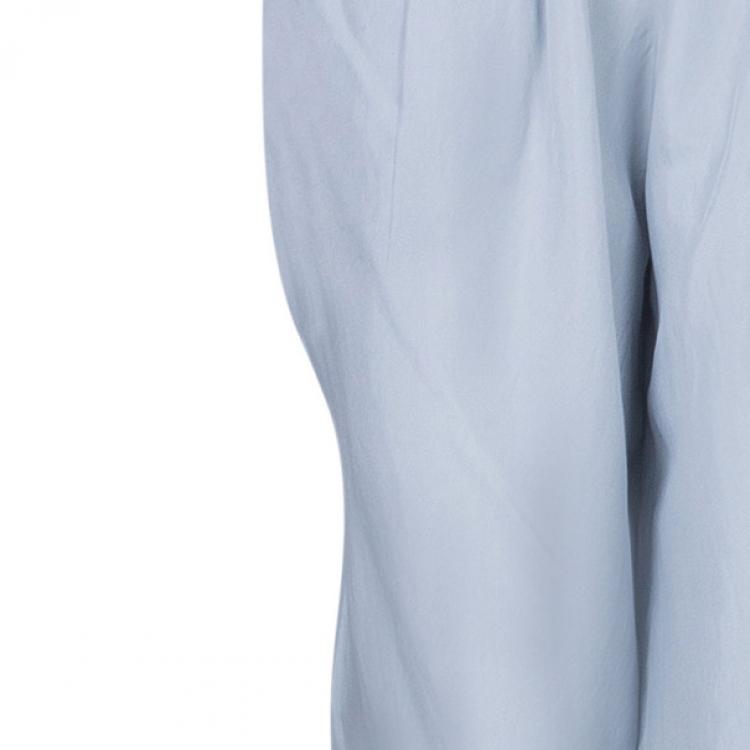 Pre Owned Emporio Armani Grey Tapered Pants S