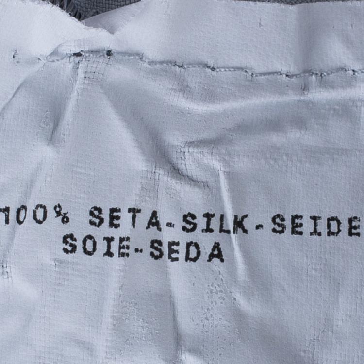 Pre Owned Emporio Armani Grey Tapered Pants S