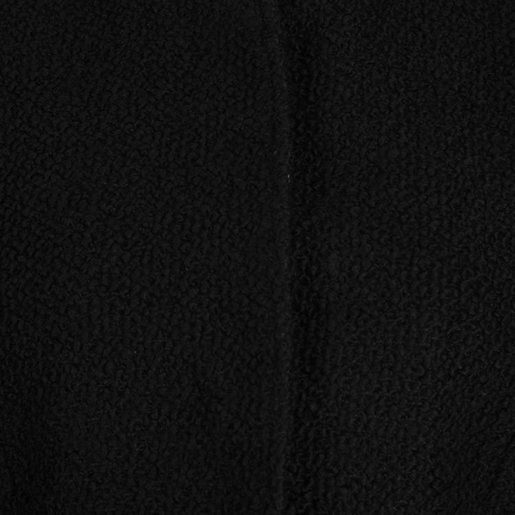 Pre Owned Emporio Armani Black Textured Knit Button Front Jacket M