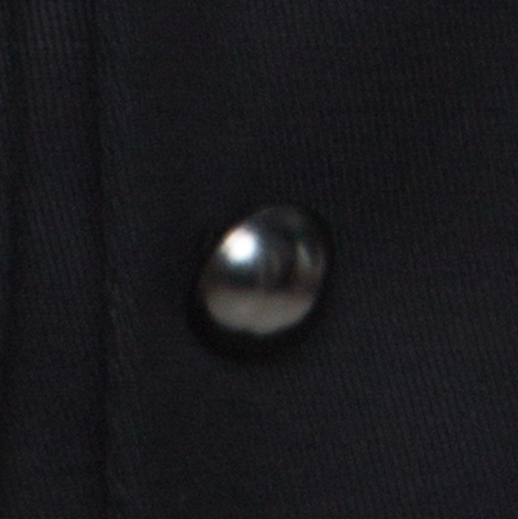 Pre Owned Emporio Armani Black Wool Blend Show Button Detail Waist Coat S