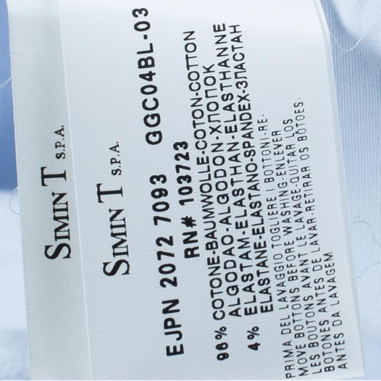 Pre Owned Emporio Armani Button Down Casual Shirt M