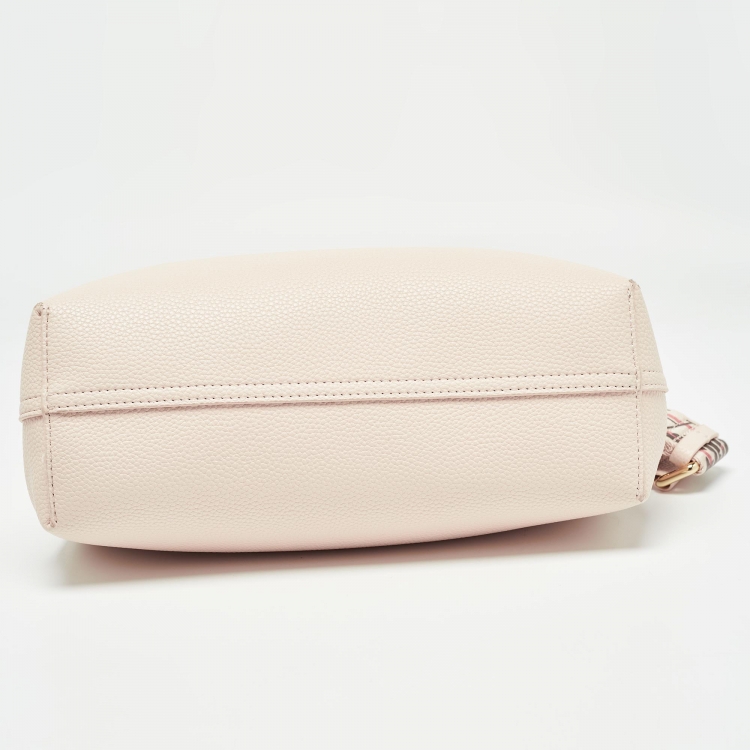 Pre Owned Emporio Armani Blush Pink Leather Small MyEA Shopper Tote