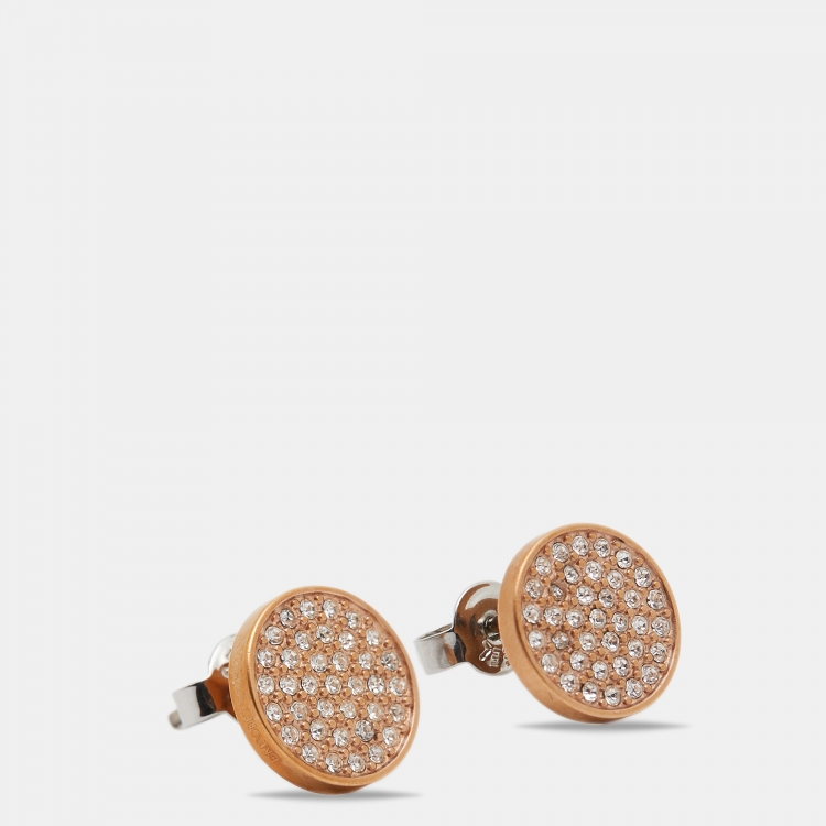 مملوكة مسبقًا Emporio Armani Mother of Pearl Two Tone Stainless Steel  AR80019 Women's Wristwatch 32 mm &  Earings Set