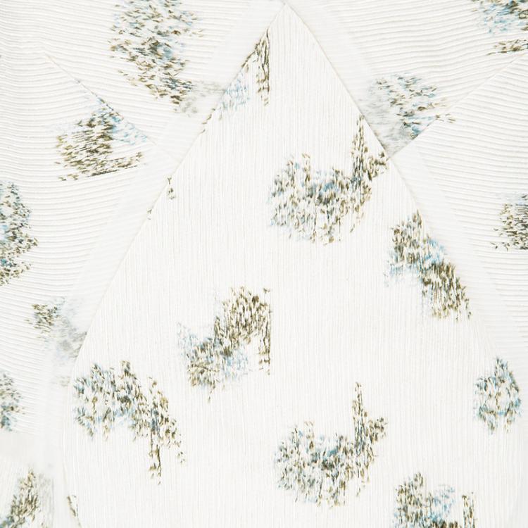 Pre Owned Erdem SS'17 Ivory Ottoman Jacquard Floral Karol Dress L