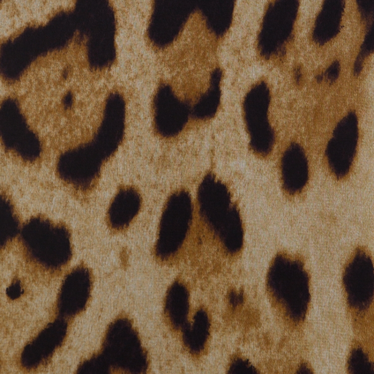 Pre Owned Escada Brown Leopard Print Sheer Silk Sleeveless Tank Top XL