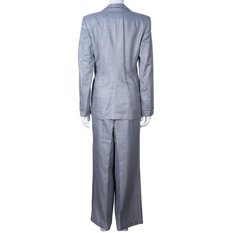 Pre Owned بذلة اسكادا ببنطلون رصاصي M