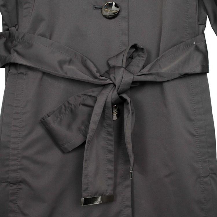مملوكة مسبقًا Escada Puff Sleeves Polyester Trench Coat S