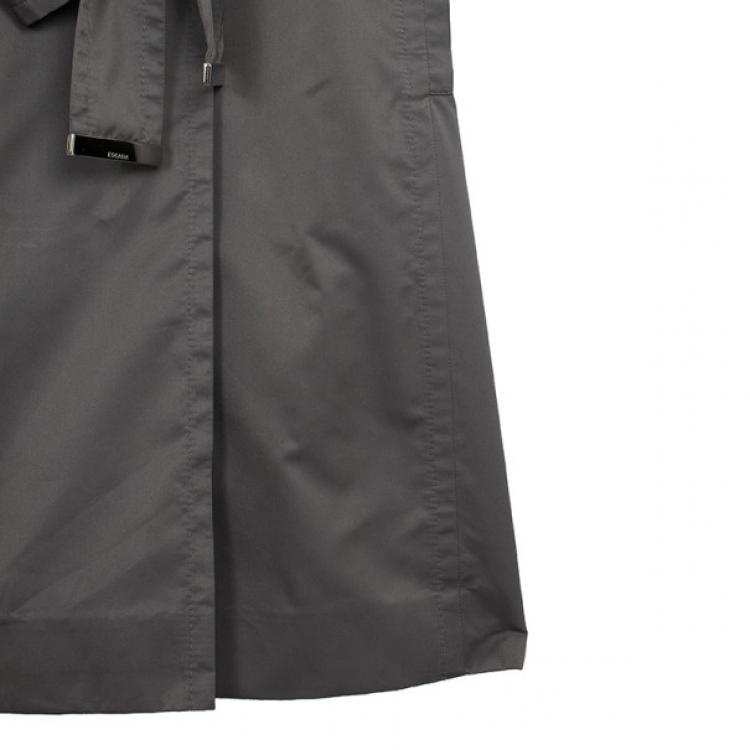 مملوكة مسبقًا Escada Puff Sleeves Polyester Trench Coat S