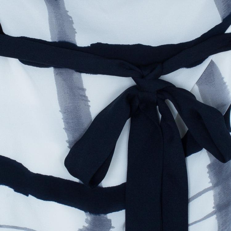 Pre Owned Escada Doutzen Silk Printed Dress XS