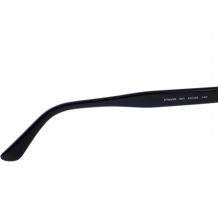 Pre Owned Etro Black Gradient ET643S Cat Eye Sunglasses