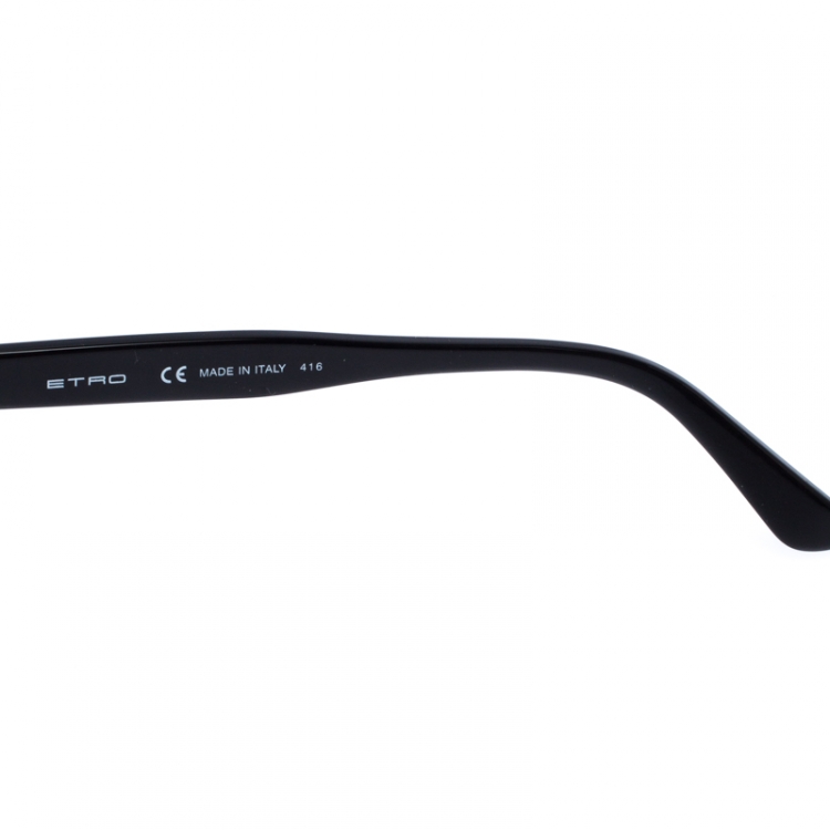 Pre Owned Etro Black Gradient ET643S Cat Eye Sunglasses