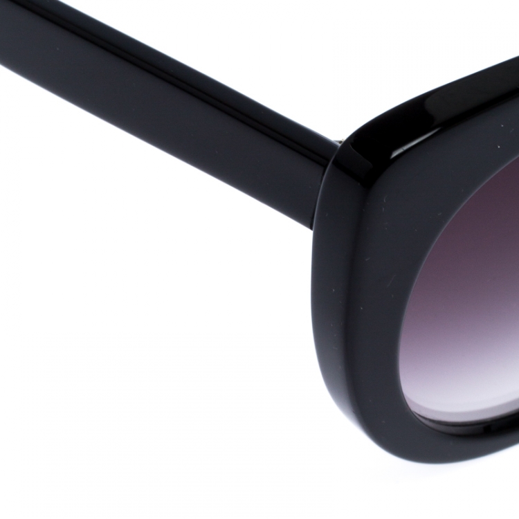 Pre Owned Etro Black Gradient ET643S Cat Eye Sunglasses