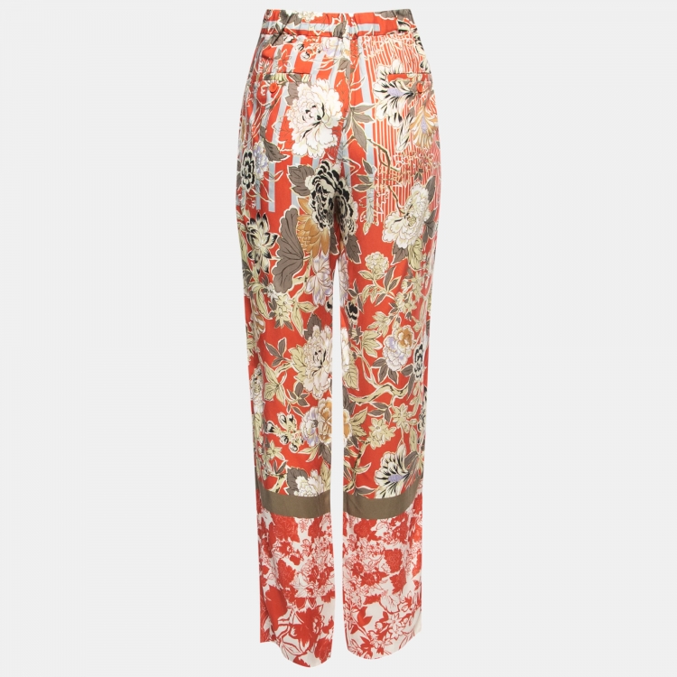 Made in GB Floral Print Scuba Crepe Wide Leg Trouser | Simply Be