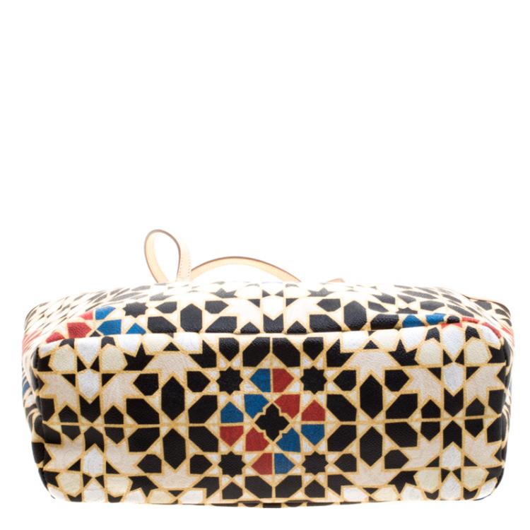 Pre Owned Etro Multicolor Printed Coated Canvas Ramadan Edition Shopping Tote