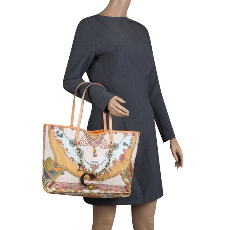 Pre Owned Etro Multicolor Printed Coated Canvas Ramadan Edition Shopping Tote