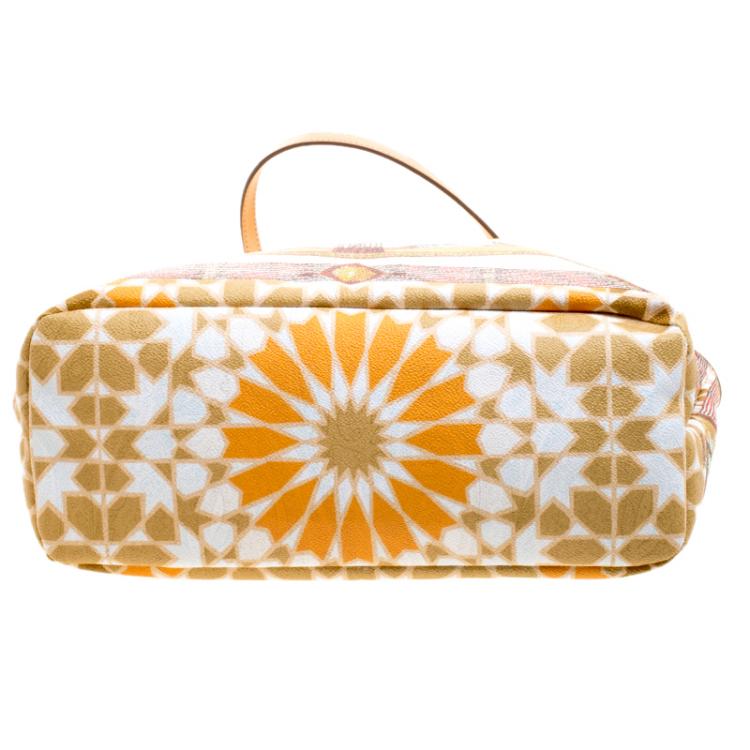 Pre Owned Etro Multicolor Printed Coated Canvas Ramadan Edition Shopping Tote