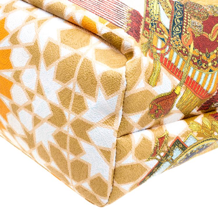 Pre Owned Etro Multicolor Printed Coated Canvas Ramadan Edition Shopping Tote
