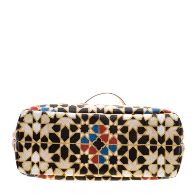 Pre Owned Etro Multicolor Printed Coated Canvas Ramadan Edition Shopping Tote