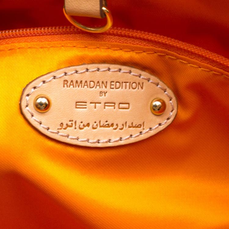 Pre Owned Etro Multicolor Printed Coated Canvas Ramadan Edition Shopping Tote