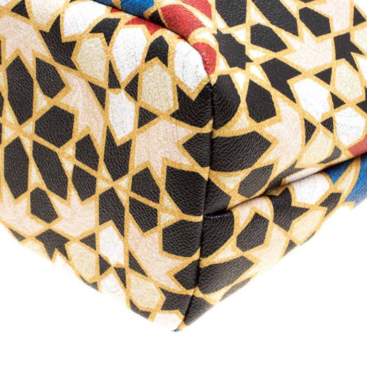 Pre Owned Etro Multicolor Printed Coated Canvas Ramadan Edition Shopping Tote