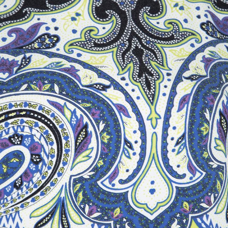 Pre Owned Etro Multicolor Paisley Print Short Sleeve T-Shirt L