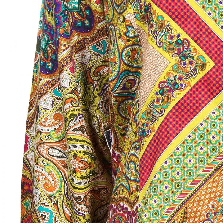 Pre Owned Etro Multicolor Paisley Print Shirt M