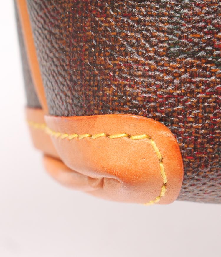Pre Owned Etro Brown Paisley Printed Coated Canvas Shoulder Bag
