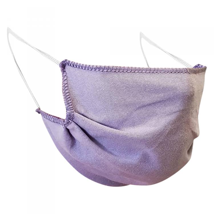 Pre Owned Non-Medical Handmade Purple Cotton Face Mask - Pack of 5