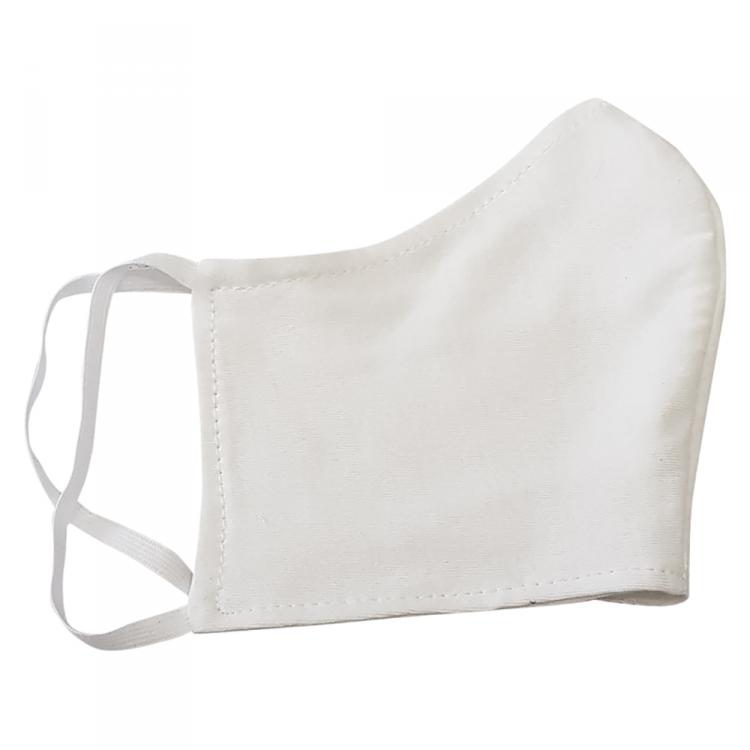 Pre Owned Non-Medical Handmade White Cotton Face Mask - Pack of 5 (Available for UAE Customers Only)