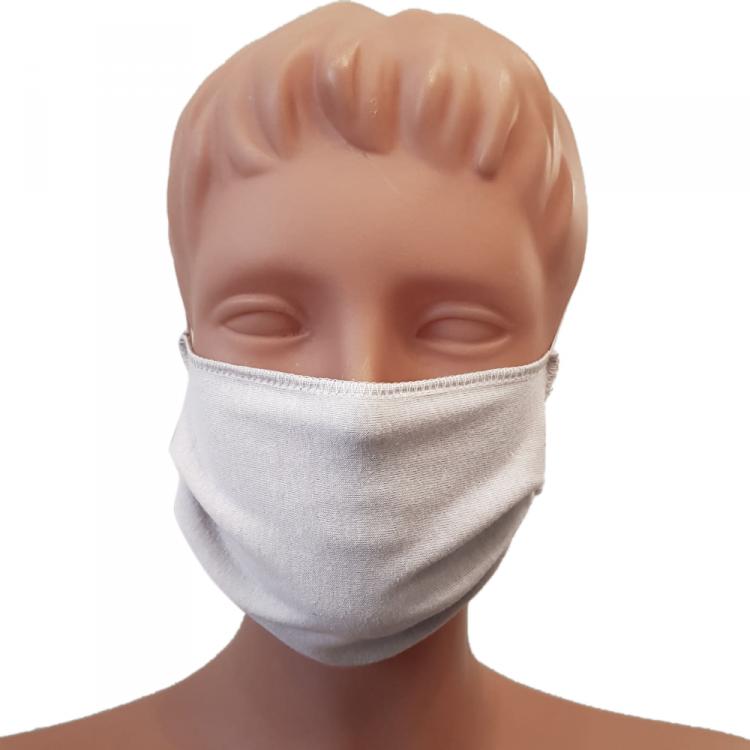 Pre Owned Non-Medical Handmade White Cotton Face Mask - Pack of 5 (Available for UAE Customers Only)