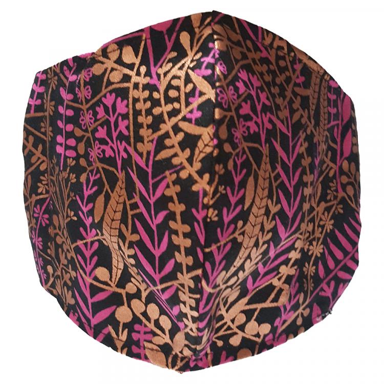 مملوكة مسبقًا Non-Medical Handmade Multicolor Floral Printed Cotton Face Mask - Pack Of 2 (Available for UAE Customers Only)