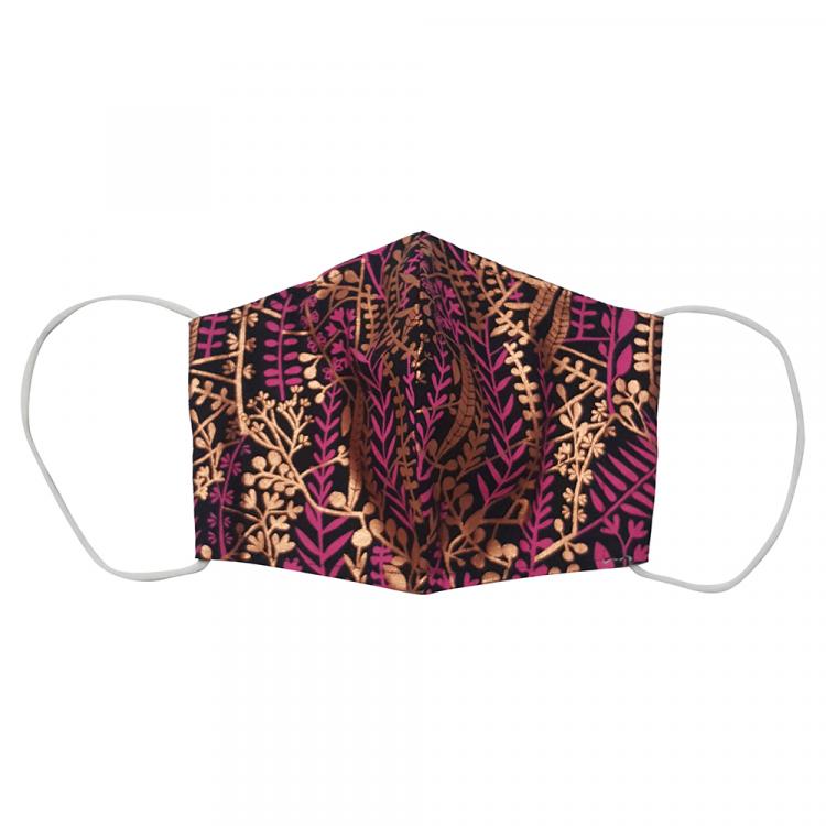 مملوكة مسبقًا Non-Medical Handmade Multicolor Floral Printed Cotton Face Mask - Pack Of 2 (Available for UAE Customers Only)