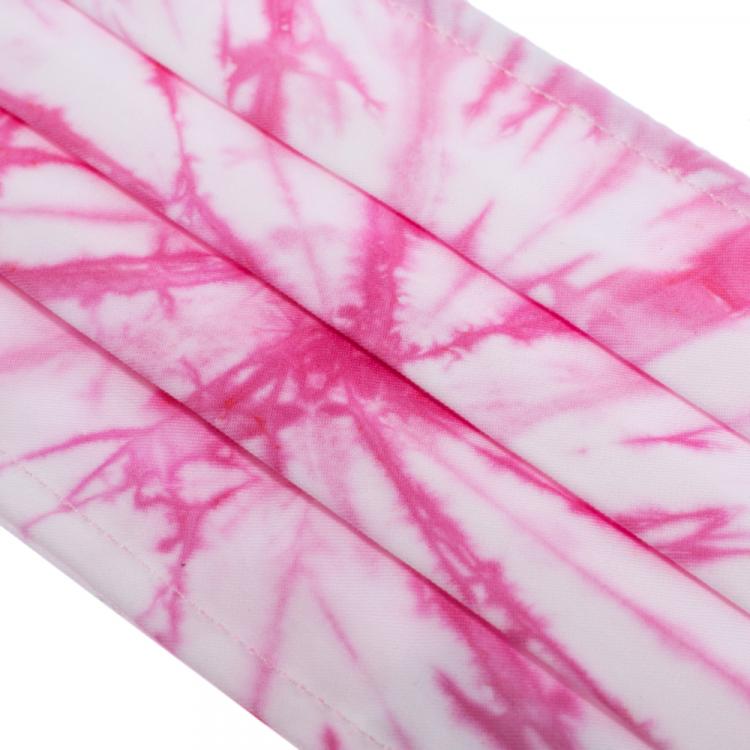 Pre Owned Non-Medical Handmade Pink TieDye Face Mask By Mr. Moudz Collection (Available for UAE Customers Only)