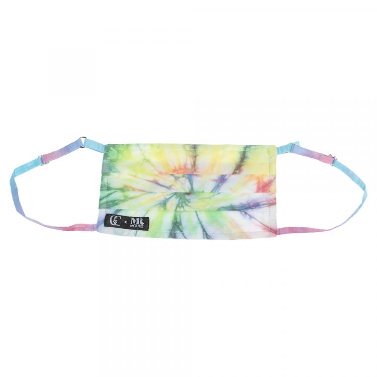 Pre Owned Non-Medical Handmade Rainbow Tie Dye Face Mask By Mr. Moudz Collection (Available for UAE Customers Only)