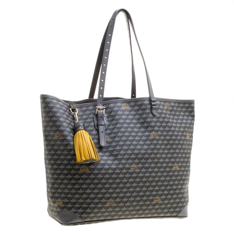 Pre Owned Fauré Le Page Grey Monogram Canvas Daily Battle Tote