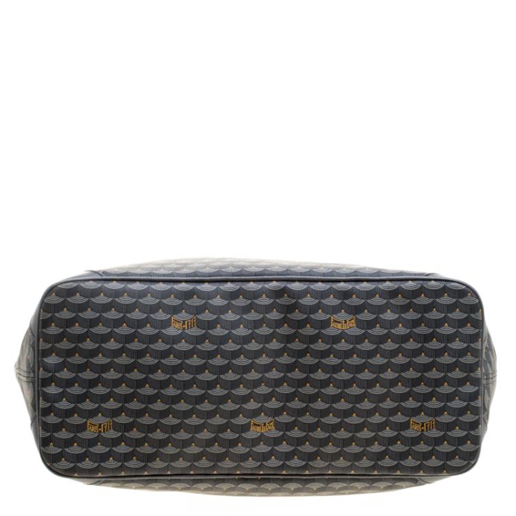 Pre Owned Fauré Le Page Grey Monogram Canvas Daily Battle Tote
